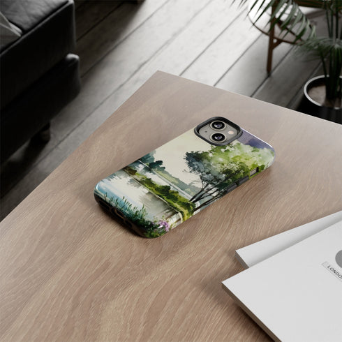 Summer Day by the Lake - Impact Resistant Phone Case